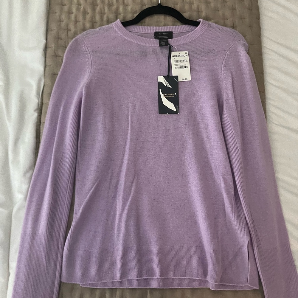 NWT Halogen Cashmere Sweater
